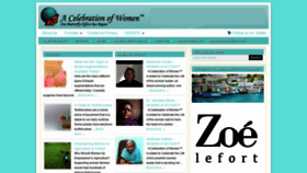 What Acelebrationofwomen.org website looked like in 2021 (2 years ago)