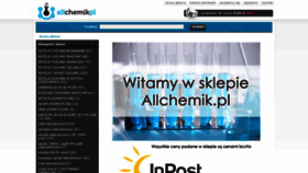What Allchemik.pl website looked like in 2021 (2 years ago)