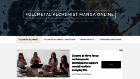 What Alchemistfullmetal.com website looked like in 2021 (2 years ago)