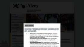 What Alzey.de website looked like in 2021 (2 years ago)