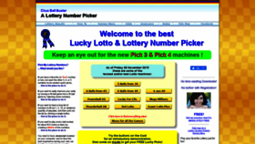 What Alotterynumberpicker.com website looked like in 2021 (3 years ago)