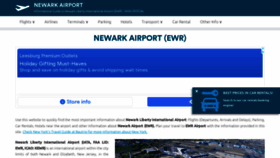 What Airport-ewr.com website looked like in 2021 (2 years ago)