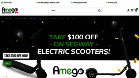 What Amegoev.com website looked like in 2021 (2 years ago)