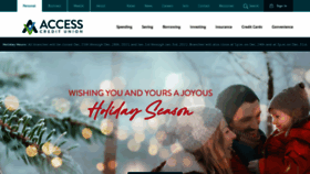 What Accesscu.ca website looked like in 2021 (3 years ago)