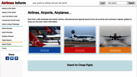 What Airlines-inform.com website looked like in 2021 (2 years ago)