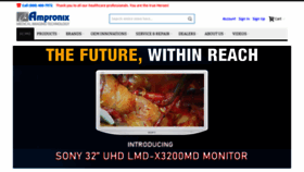 What Ampronix.com website looked like in 2021 (2 years ago)