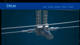 What Atlas.cern website looked like in 2021 (3 years ago)