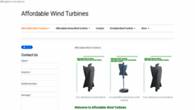 What Affordablewindturbines.com website looked like in 2021 (2 years ago)