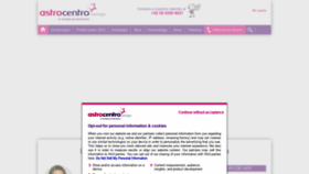 What Astrocentro.com website looked like in 2021 (2 years ago)