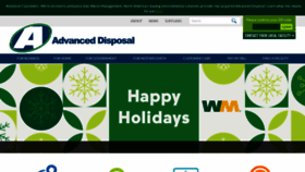 What Advanceddisposal.com website looked like in 2021 (2 years ago)