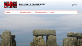What Angielek.pl website looked like in 2022 (2 years ago)