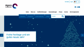 What Agora-energiewende.de website looked like in 2022 (2 years ago)