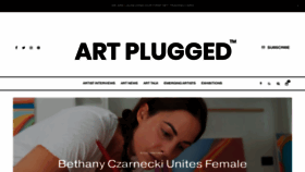 What Artplugged.co.uk website looked like in 2022 (2 years ago)
