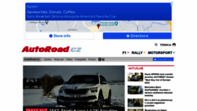 What Autoroad.cz website looked like in 2022 (2 years ago)