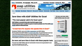 What Asap-utilities.com website looked like in 2022 (2 years ago)