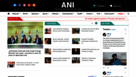 What Aninews.in website looked like in 2022 (2 years ago)