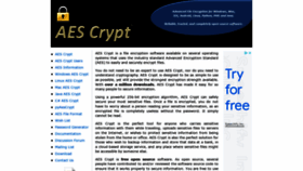 What Aescrypt.com website looked like in 2022 (3 years ago)