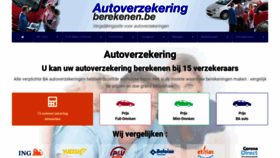What Autoverzekering-berekenen.be website looked like in 2022 (2 years ago)
