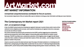 What Artmarket.com website looked like in 2022 (2 years ago)
