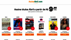 What Abril.com.br website looked like in 2022 (2 years ago)