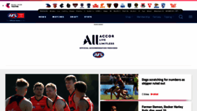 What Afl.com.au website looked like in 2022 (2 years ago)