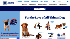 What Akc.org website looked like in 2022 (2 years ago)