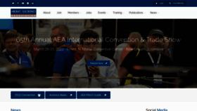 What Aea.net website looked like in 2022 (2 years ago)