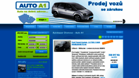 What Autoa1.cz website looked like in 2022 (2 years ago)