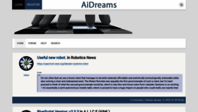 What Aidreams.co.uk website looked like in 2022 (2 years ago)