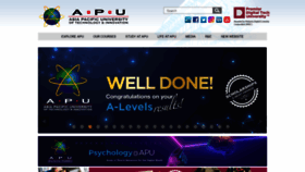 What Apu.edu.my website looked like in 2022 (2 years ago)