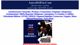 What Antesdelfin.com website looked like in 2022 (2 years ago)