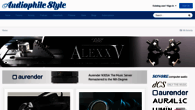 What Audiophilestyle.com website looked like in 2022 (2 years ago)