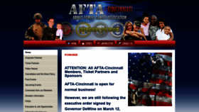 What Afta-cincinnati.org website looked like in 2022 (2 years ago)