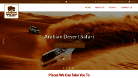 What Arabiandubaitour.com website looked like in 2022 (2 years ago)