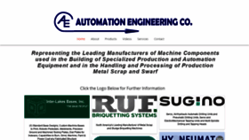 What Automationengrco.com website looked like in 2022 (2 years ago)