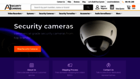What A1securitycameras.com website looked like in 2022 (2 years ago)