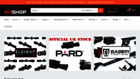 What Airgun101shop.co.uk website looked like in 2022 (2 years ago)