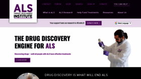 What Als.net website looked like in 2022 (2 years ago)