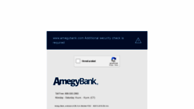 What Amegybank.com website looked like in 2022 (2 years ago)