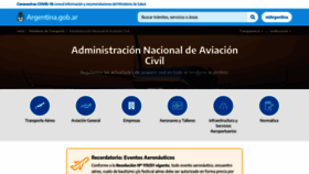 What Anac.gov.ar website looked like in 2022 (2 years ago)