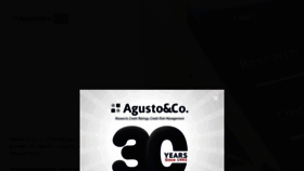 What Agusto.com website looked like in 2022 (2 years ago)