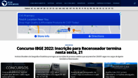 What Acheconcursos.com.br website looked like in 2022 (2 years ago)