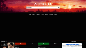 What Animescx.net website looked like in 2022 (2 years ago)