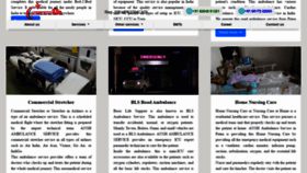 What Anshambulanceservice.com website looked like in 2022 (3 years ago)