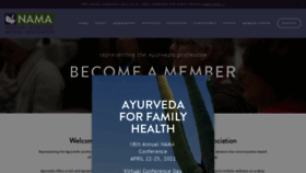 What Ayurvedanama.org website looked like in 2022 (2 years ago)