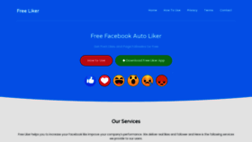 What Autolikesfree.net website looked like in 2022 (2 years ago)