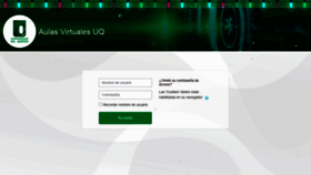 What Aulasvirtuales.uniquindio.edu.co website looked like in 2022 (2 years ago)
