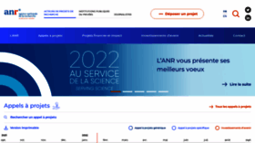 What Anr.fr website looked like in 2022 (2 years ago)
