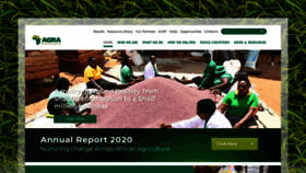 What Agra.org website looked like in 2022 (2 years ago)