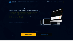 What Aaafx.com website looked like in 2022 (2 years ago)